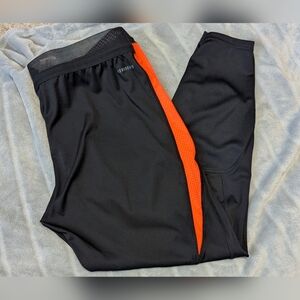 Adidas women's black and solar red football/soccer pants Sz: XL NWT